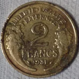 Pièce de 2 francs de 1931