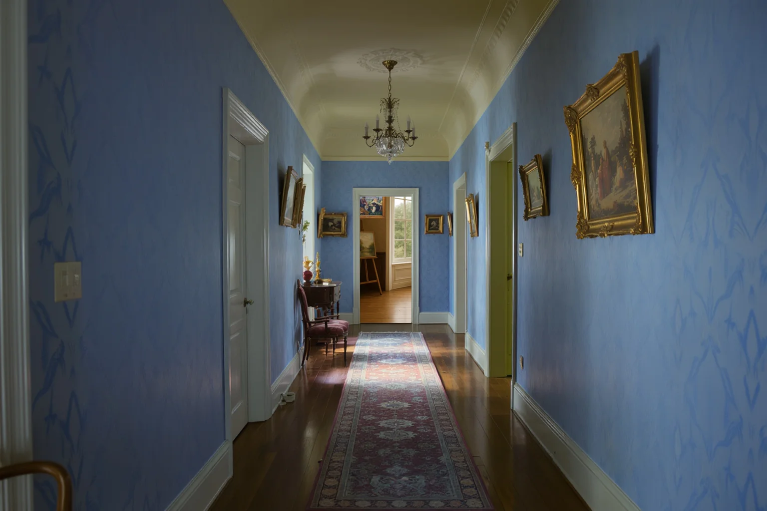 Le couloir de gauche du 1er